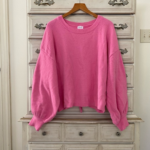 Vici Sweaters Vici Bubble Gum Pink Sweater Poshmark